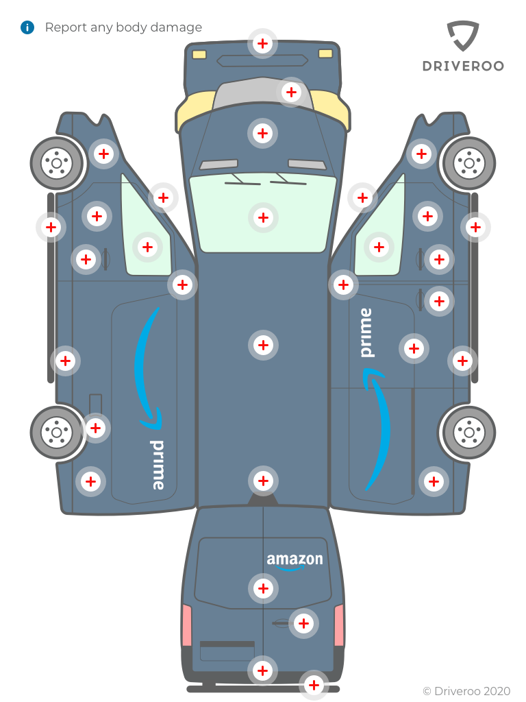 screenshot of Driveroo Inspector